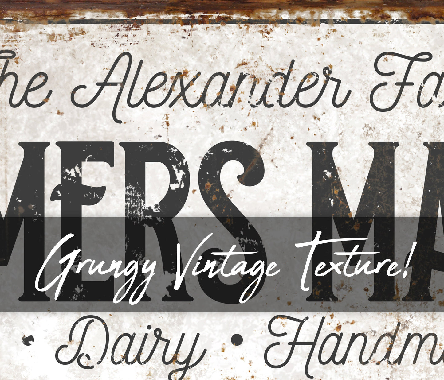 CUSTOM FARMERS MARKET SIGN