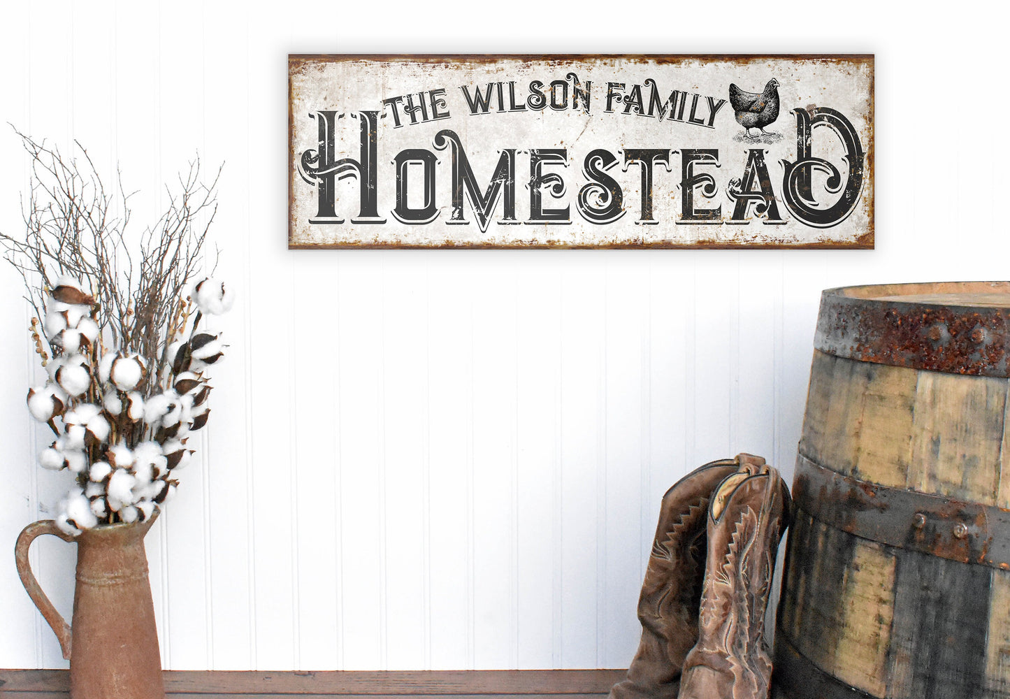 CUSTOM HOMESTEAD SIGN