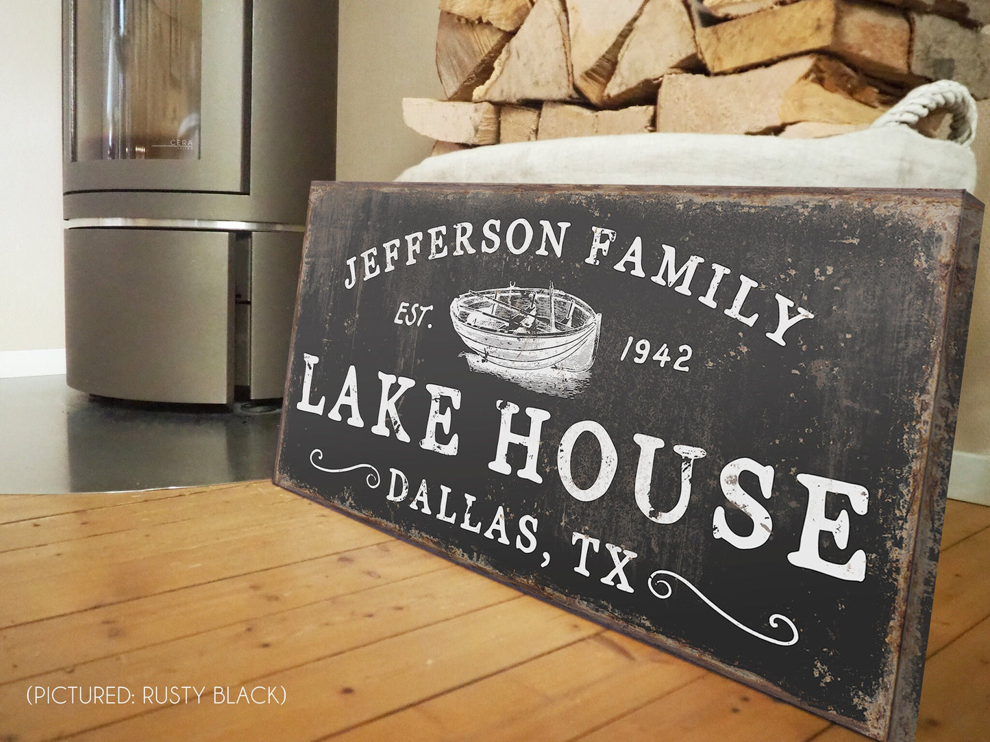 CUSTOM LAKE HOUSE SIGN