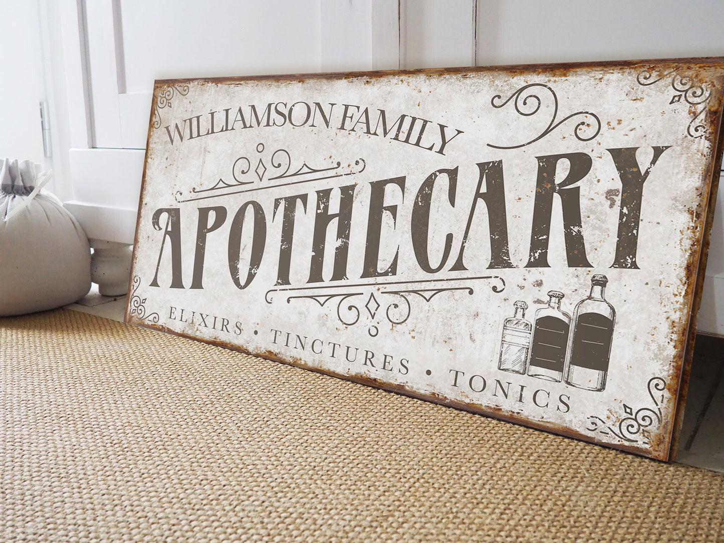 CUSTOM APOTHECARY SIGN