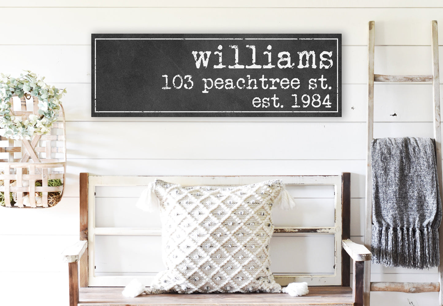 CUSTOM FAMILY NAME ADDRESS SIGN