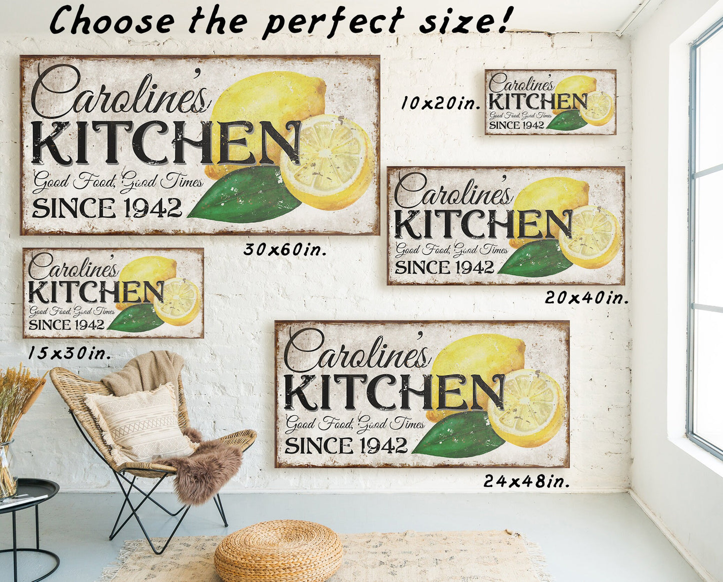 CUSTOM KITCHEN SIGN