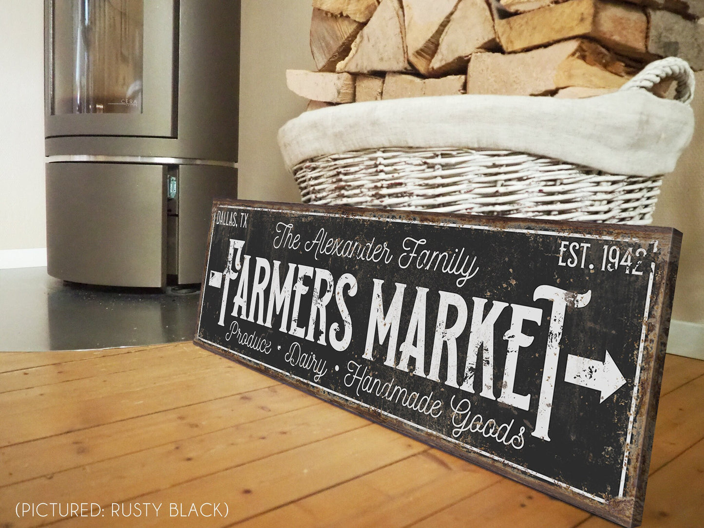 CUSTOM FARMERS MARKET SIGN