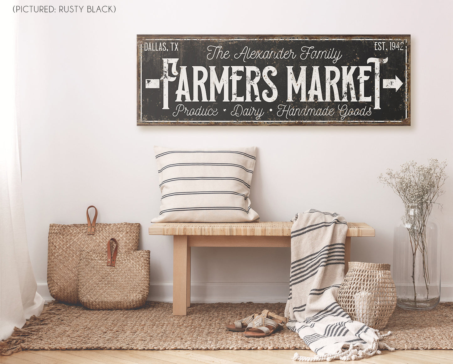 CUSTOM FARMERS MARKET SIGN