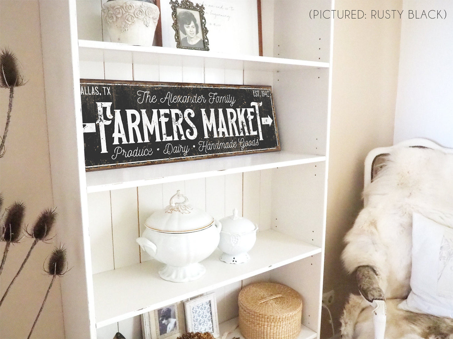 CUSTOM FARMERS MARKET SIGN