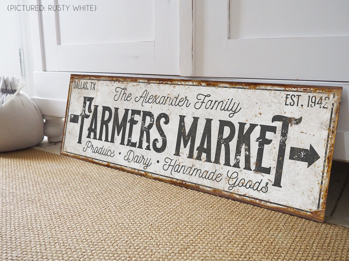 CUSTOM FARMERS MARKET SIGN