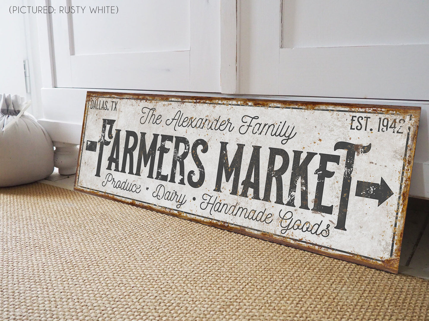 CUSTOM FARMERS MARKET SIGN
