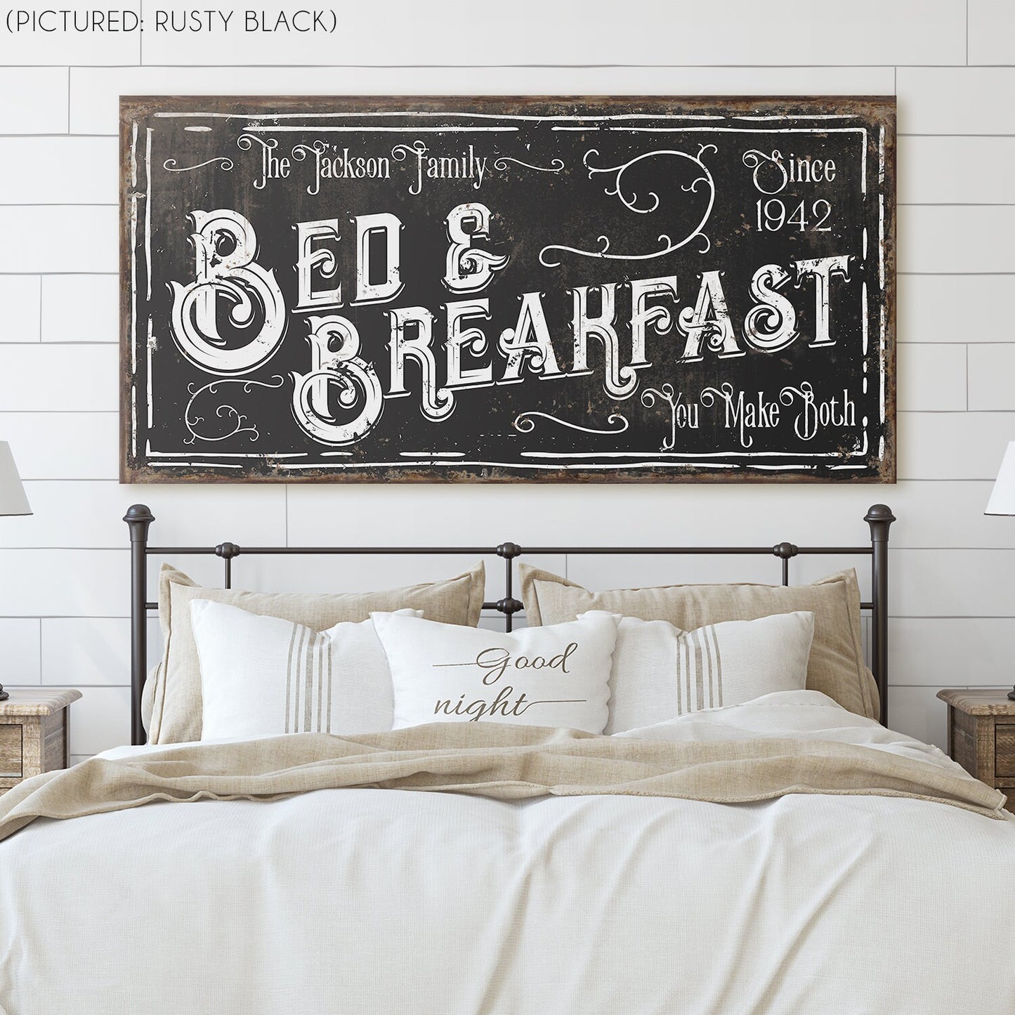 CUSTOM BED AND BREAKFAST SIGN