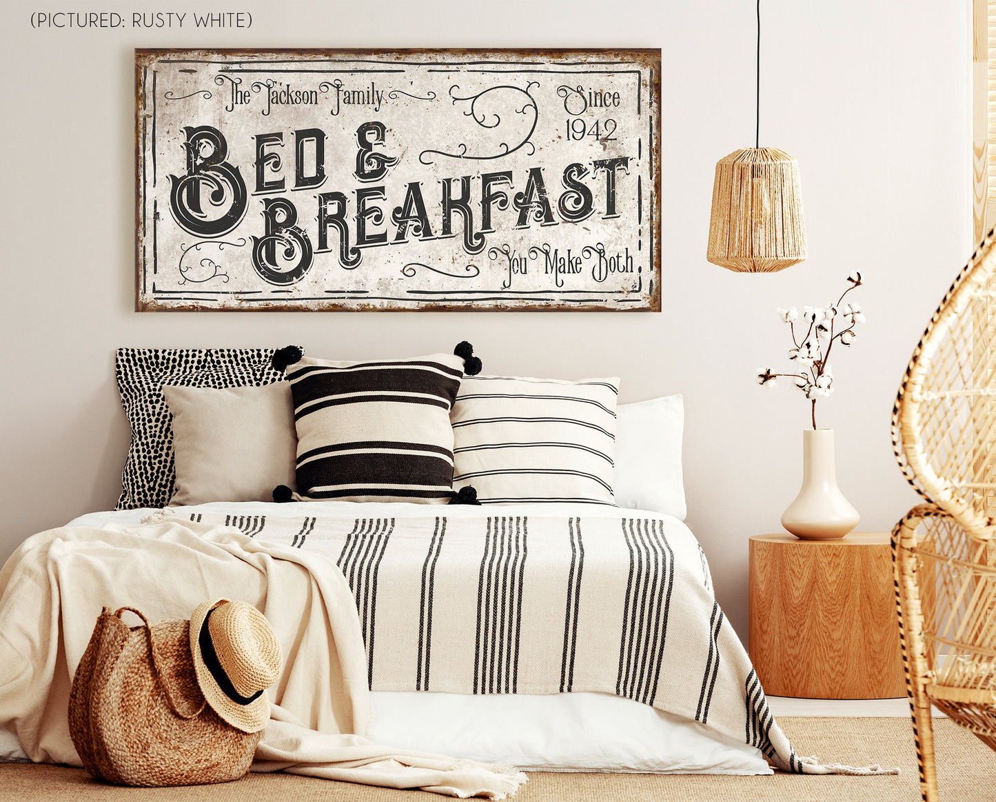 CUSTOM BED AND BREAKFAST SIGN