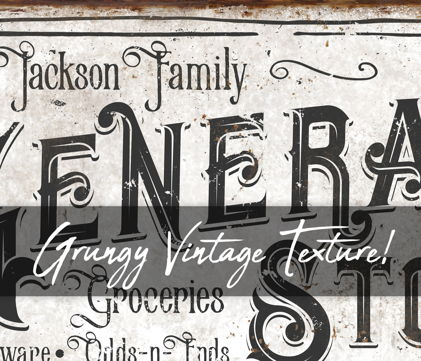 CUSTOM GENERAL STORE SIGN