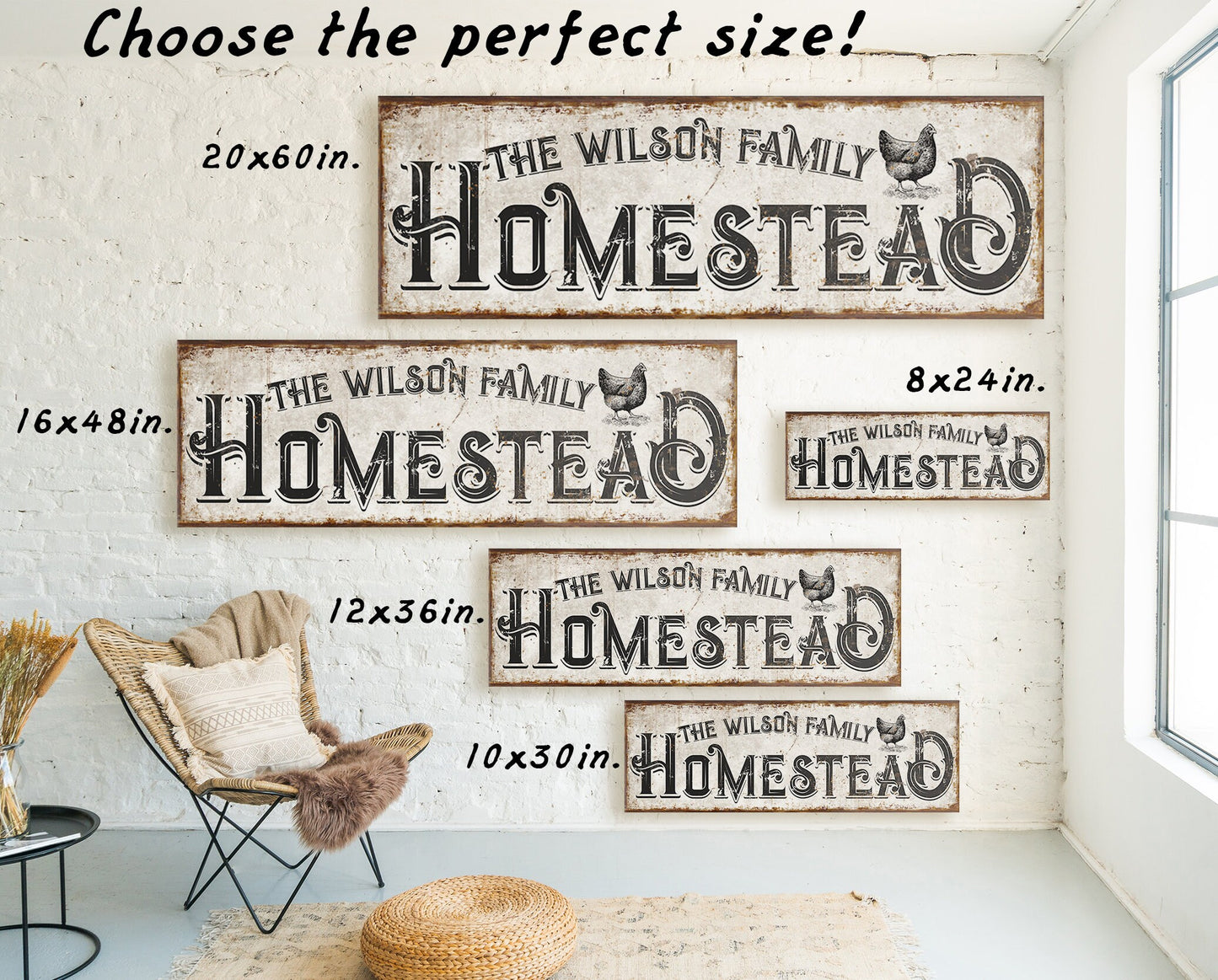 CUSTOM HOMESTEAD SIGN