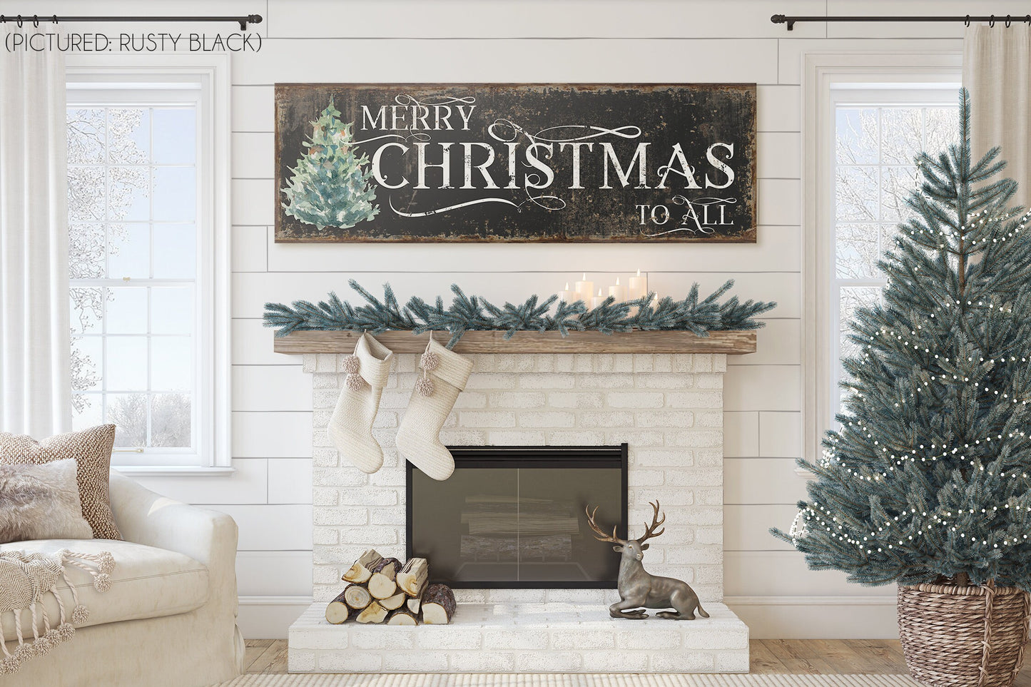 MERRY CHRISTMAS TO ALL SIGN