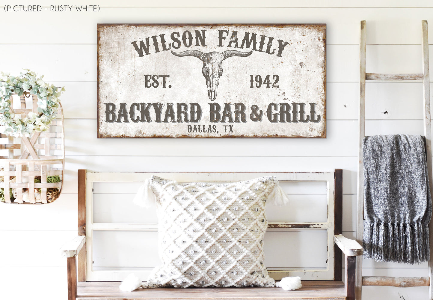 CUSTOM BACKYARD BAR AND GRILL SIGN