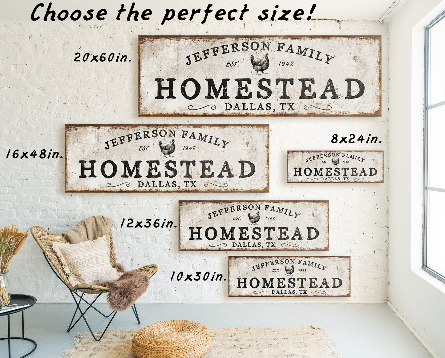 CUSTOM HOMESTEAD SIGN