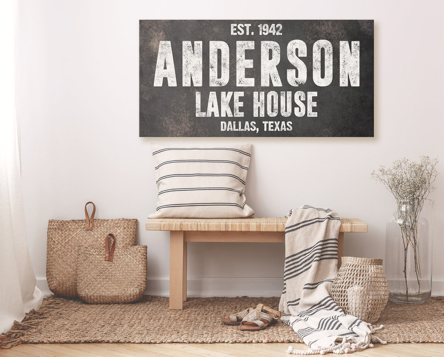CUSTOM FAMILY NAME AND HOUSE SIGN