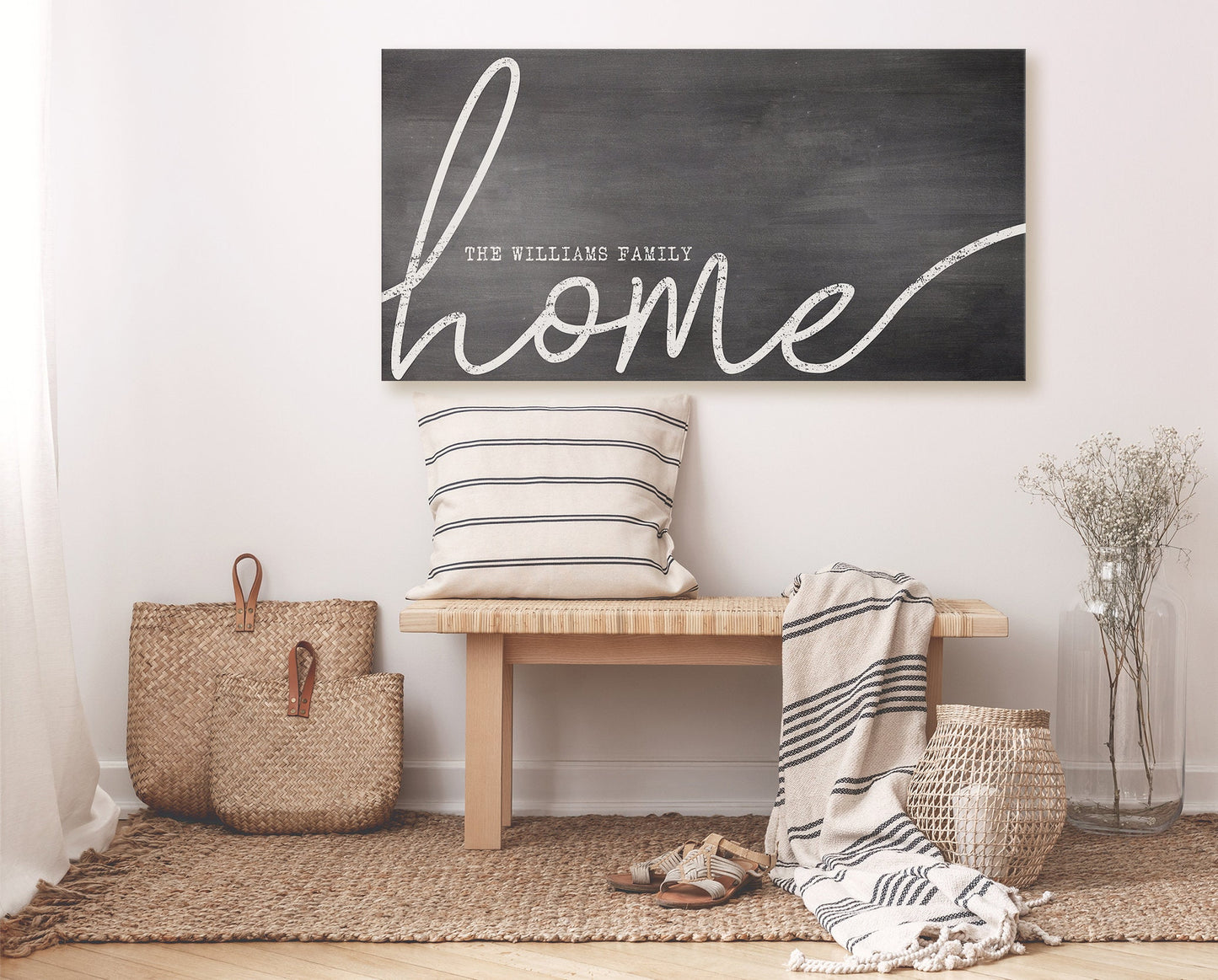 CUSTOM FAMILY NAME HOME SIGN