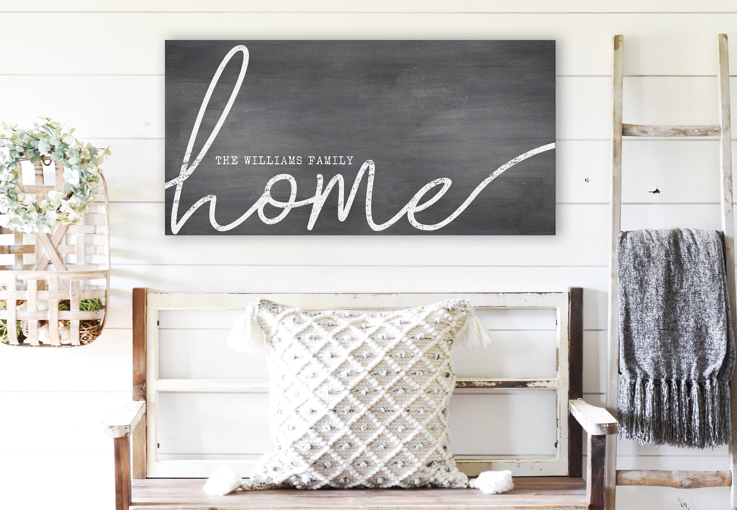 CUSTOM FAMILY NAME HOME SIGN