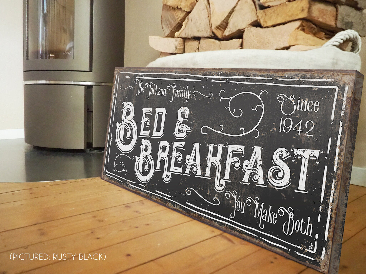 CUSTOM BED AND BREAKFAST SIGN