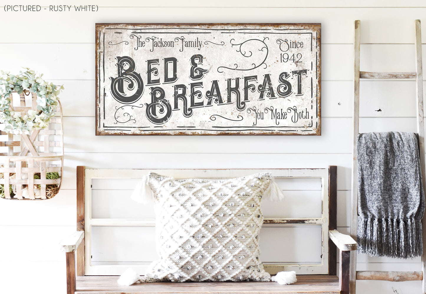 CUSTOM BED AND BREAKFAST SIGN
