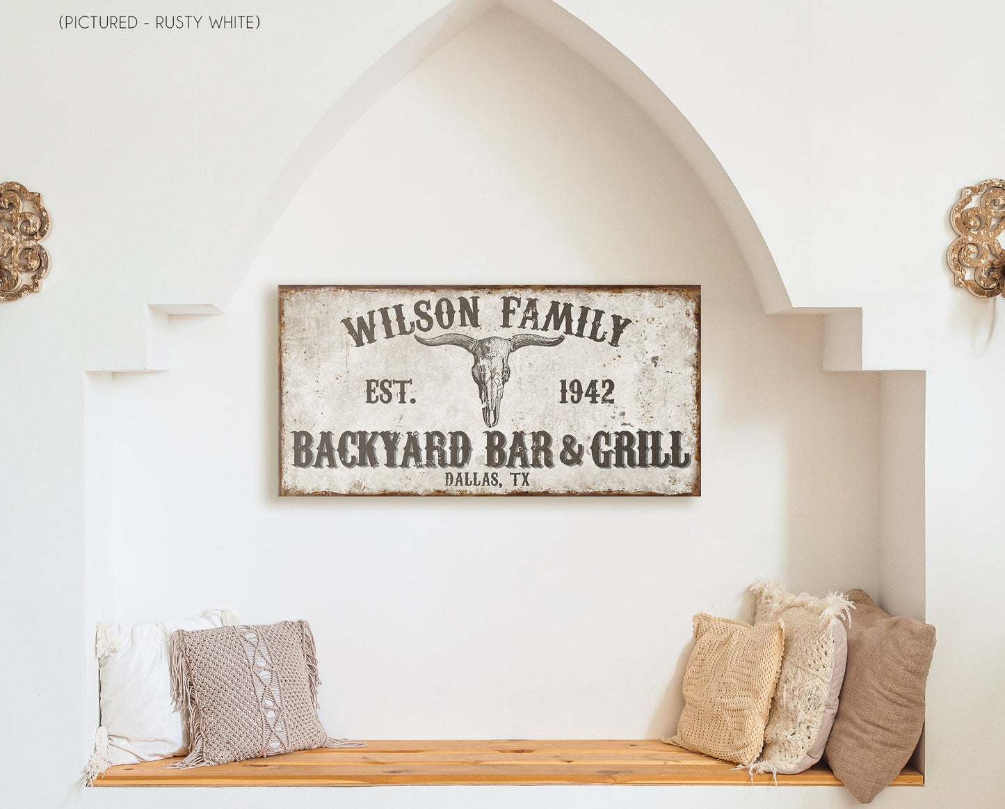 CUSTOM BACKYARD BAR AND GRILL SIGN