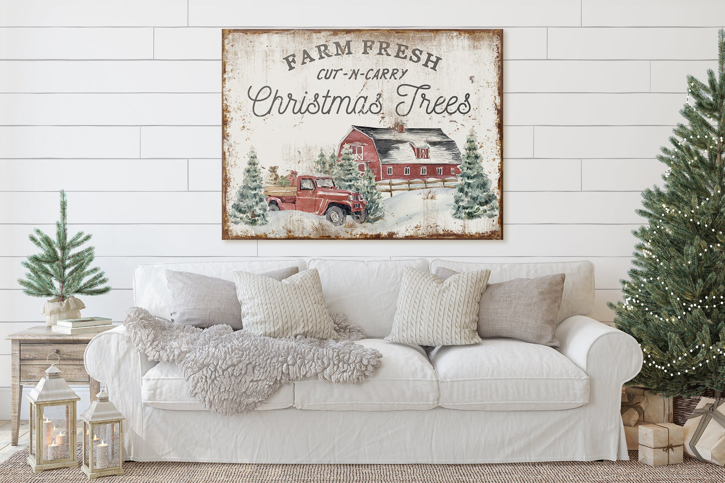 CHRISTMAS TREES SIGN