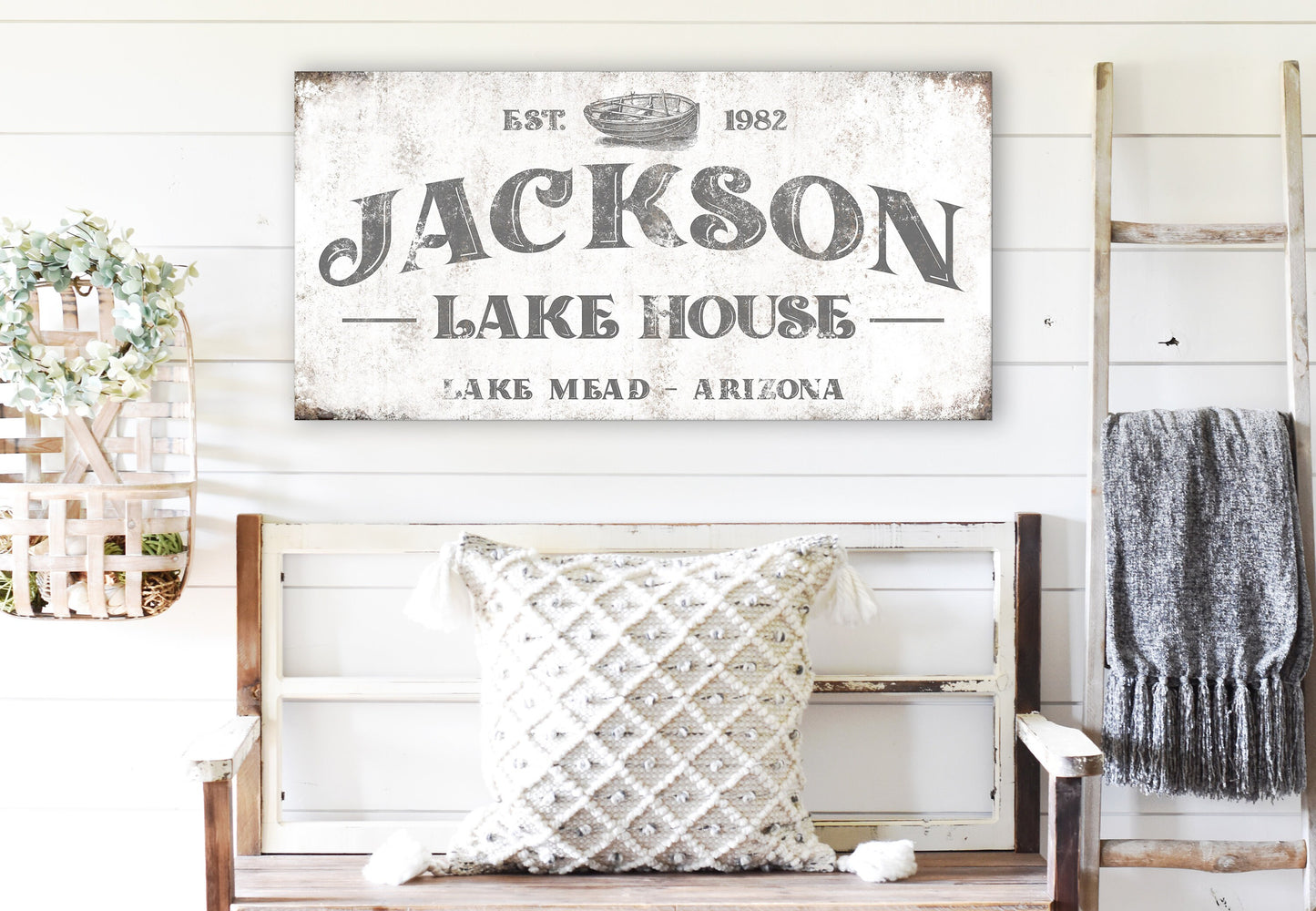 CUSTOM LAKE HOUSE SIGN