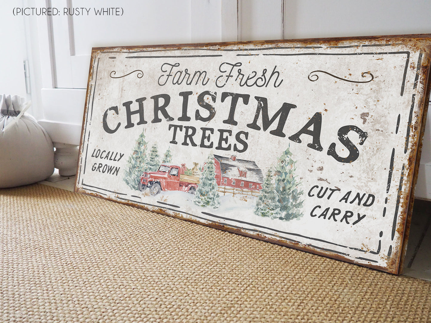 FARM FRESH CHRISTMAS TREES SIGN