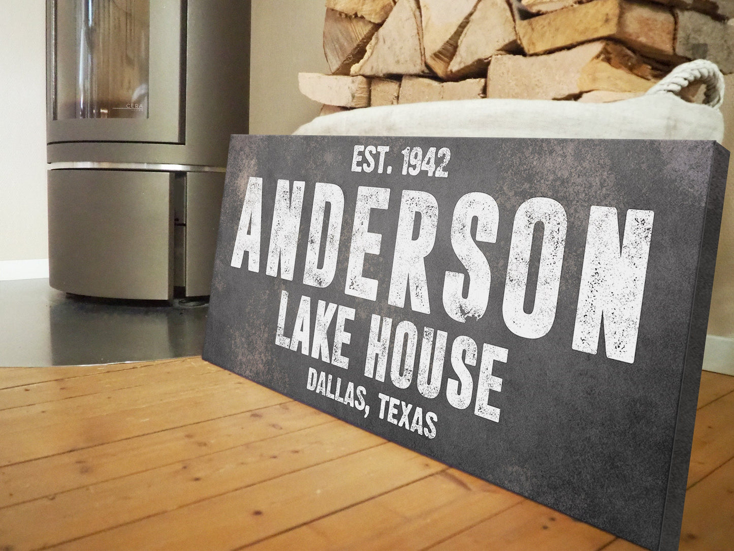 CUSTOM FAMILY NAME AND HOUSE SIGN