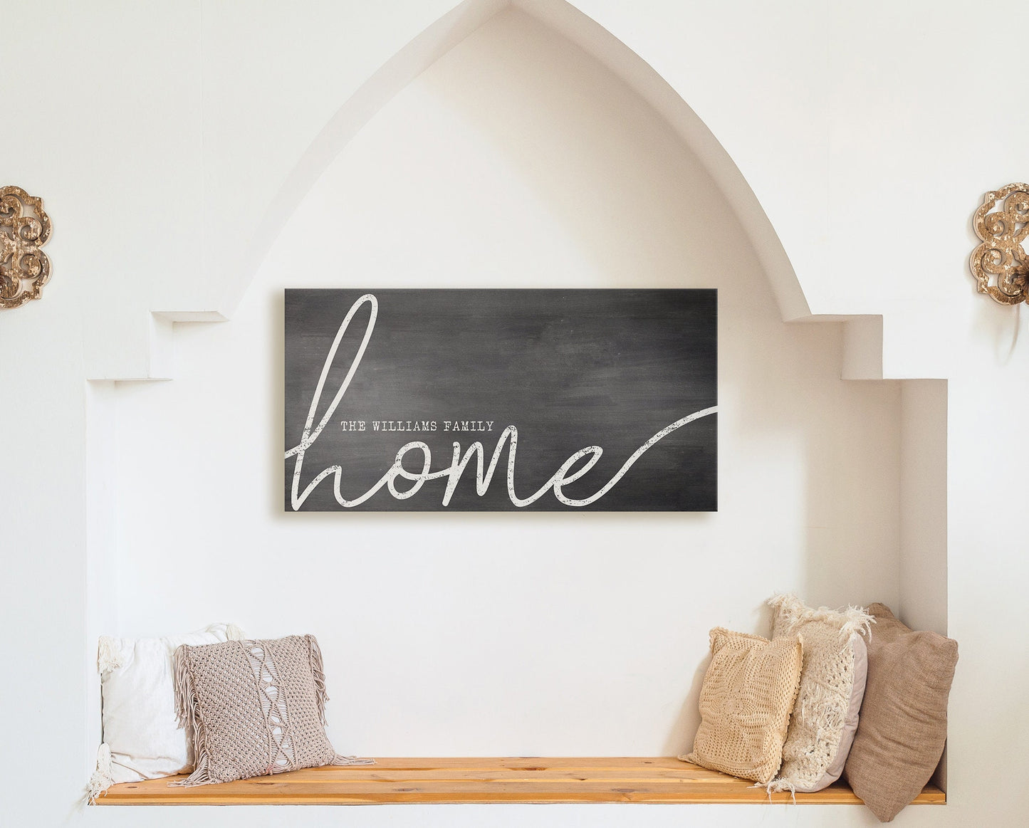 CUSTOM FAMILY NAME HOME SIGN