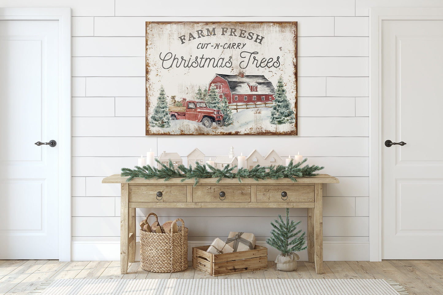 CHRISTMAS TREES SIGN