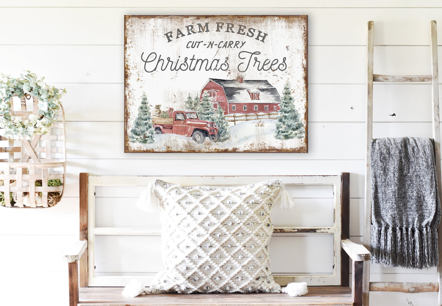 CHRISTMAS TREES SIGN