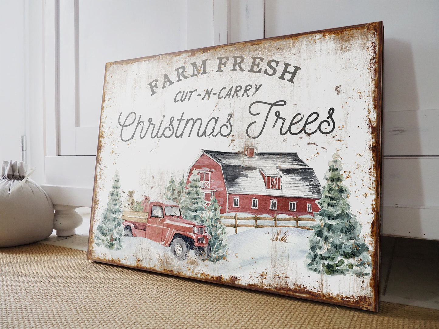 CHRISTMAS TREES SIGN