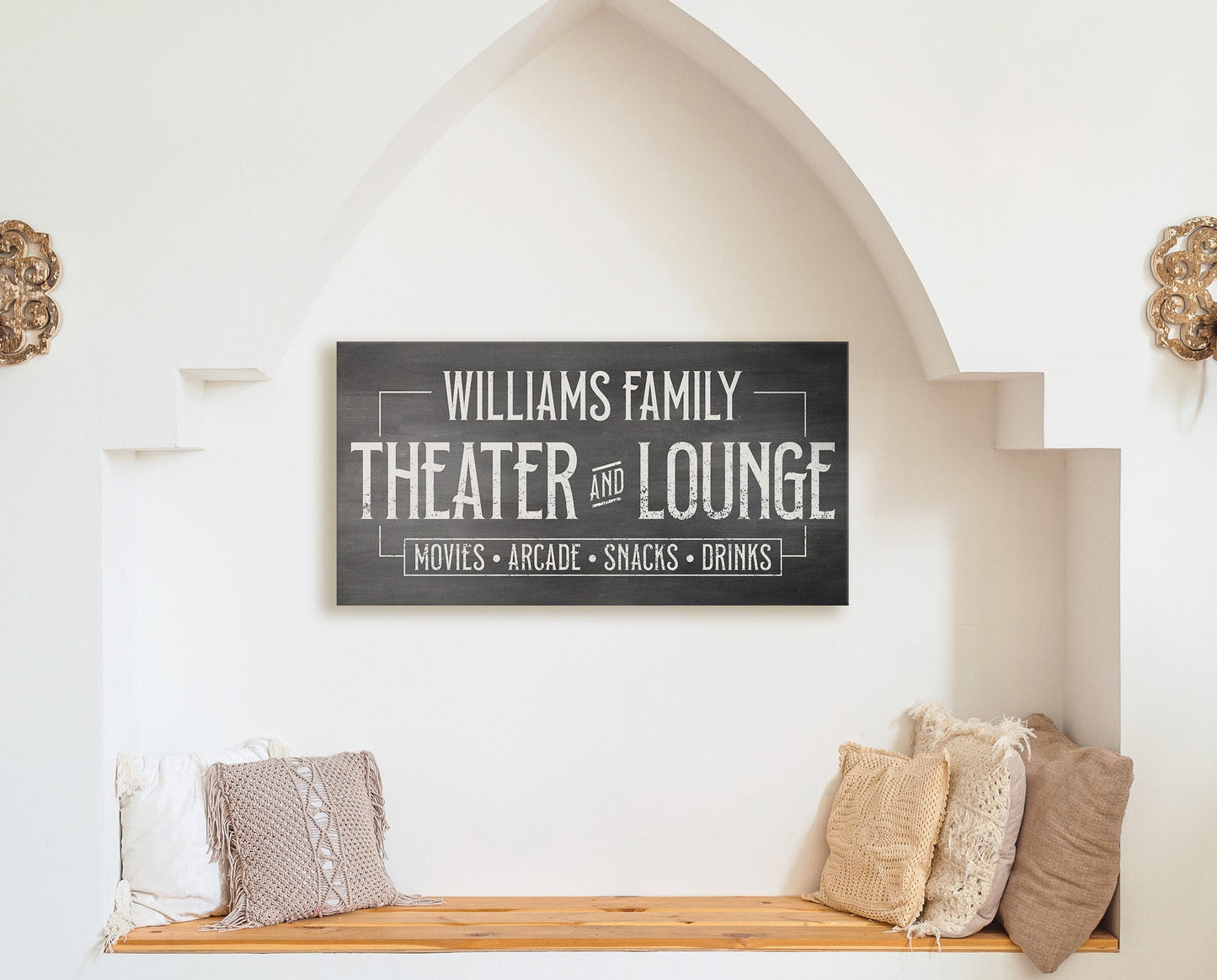 CUSTOM THEATER AND LOUNGE SIGN