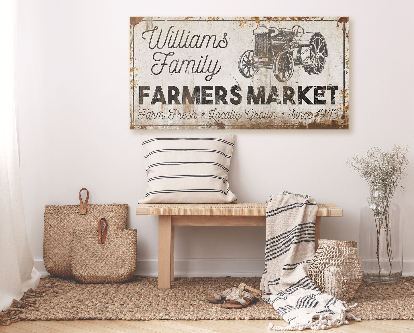 CUSTOM FARMERS MARKET SIGN