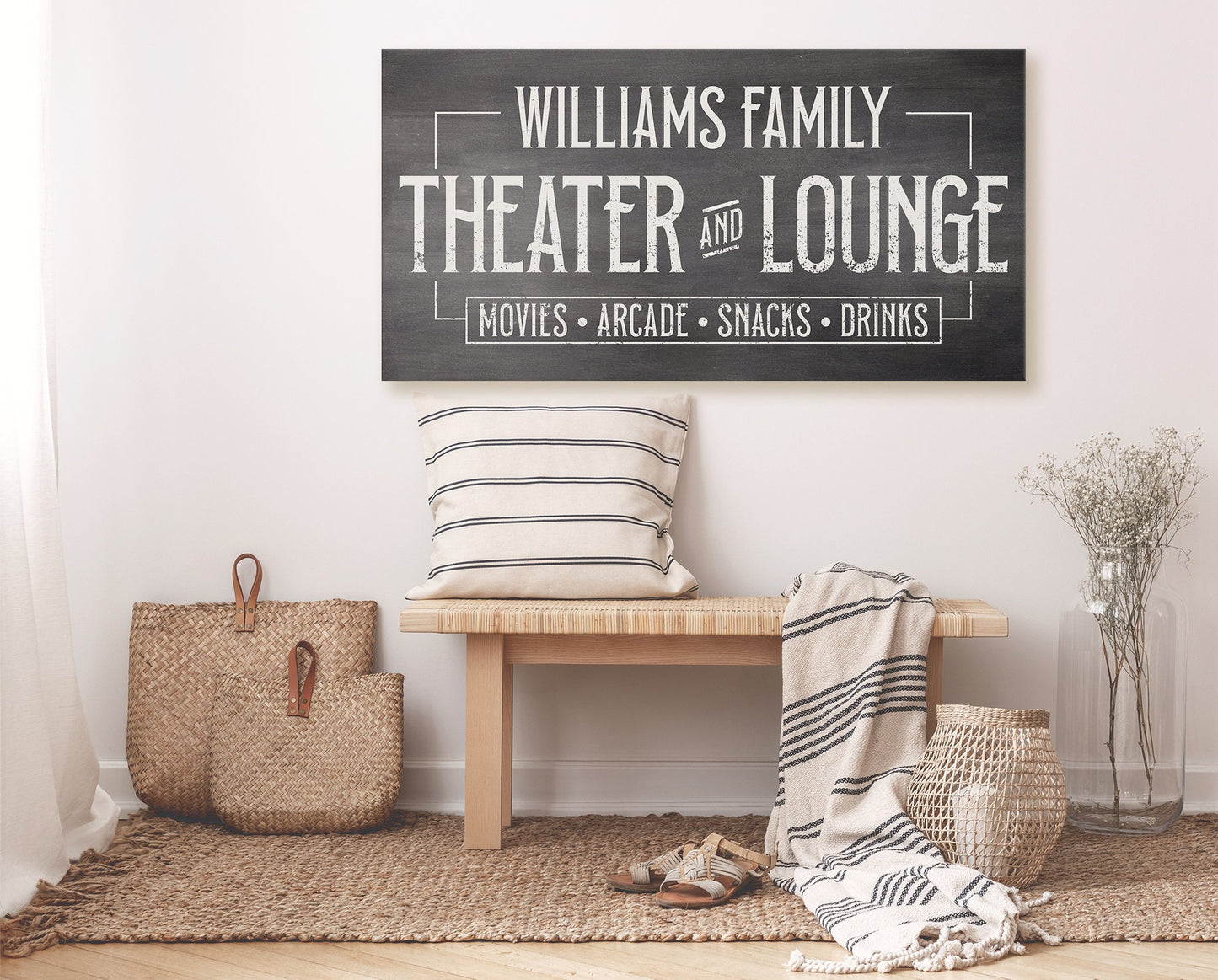 CUSTOM THEATER AND LOUNGE SIGN