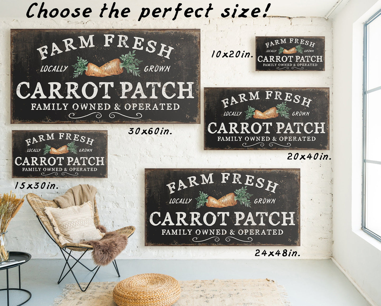 CARROT PATCH SIGN