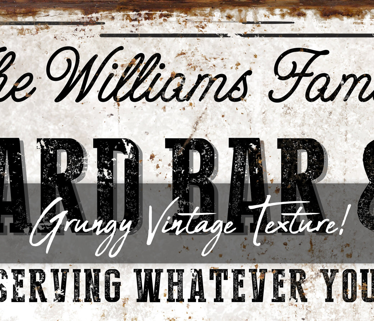 CUSTOM BACKYARD BAR AND GRILL SIGN