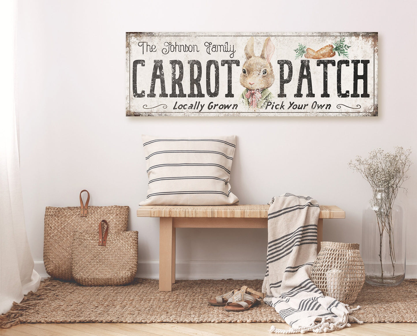 CUSTOM CARROT PATCH SIGN