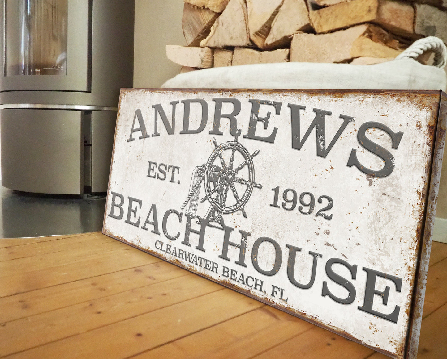 CUSTOM BEACH HOUSE SIGN
