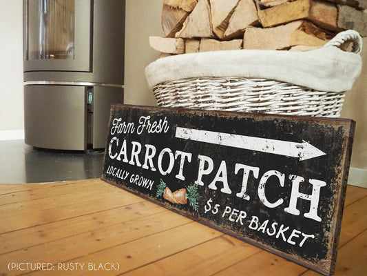 FARM FRESH CARROT PATCH SIGN