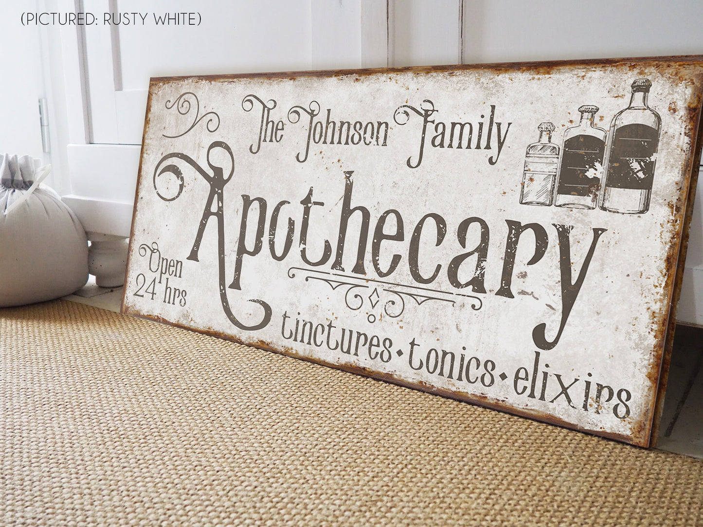 CUSTOM APOTHECARY SIGN