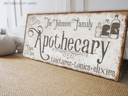 CUSTOM APOTHECARY SIGN