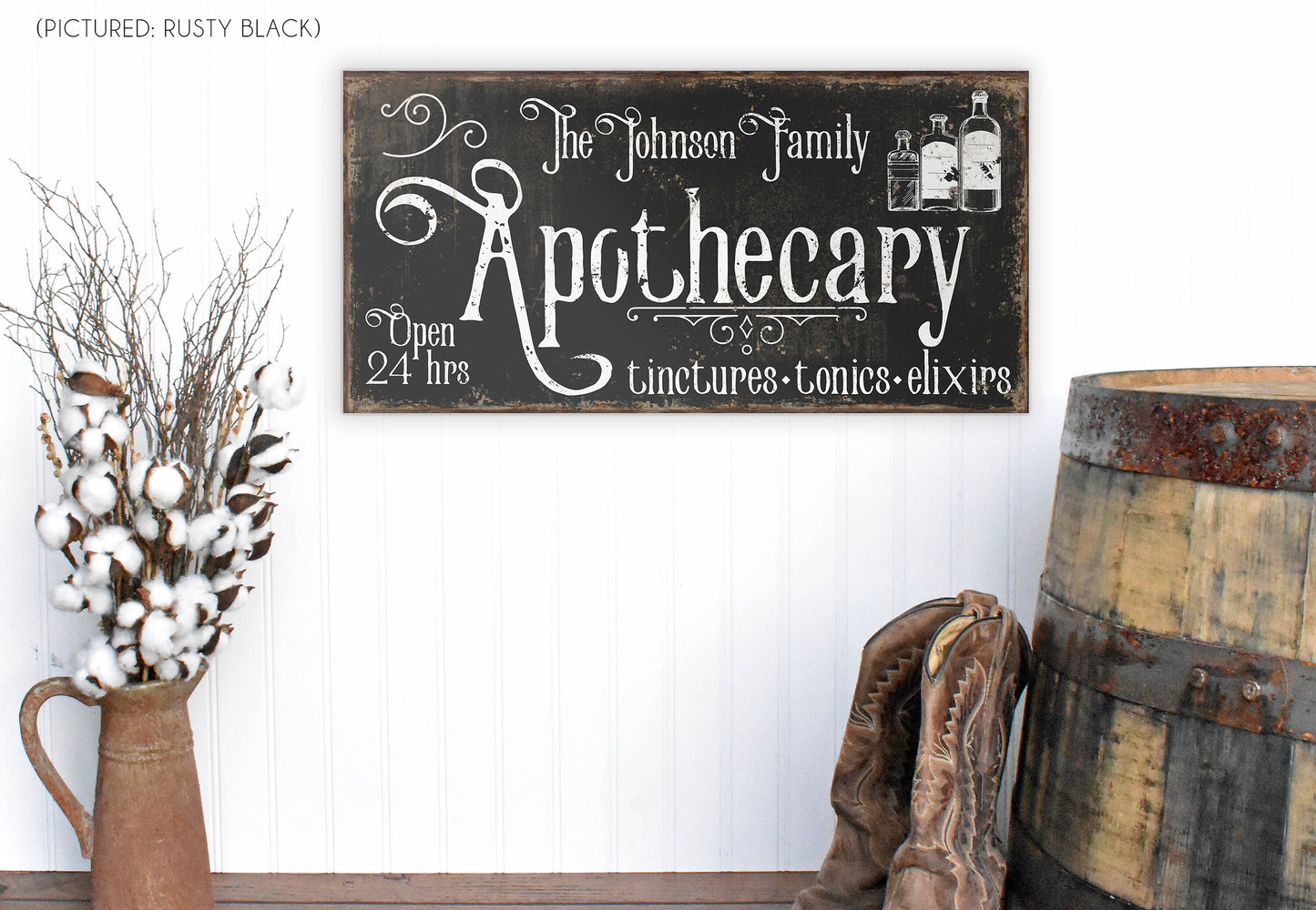 CUSTOM APOTHECARY SIGN