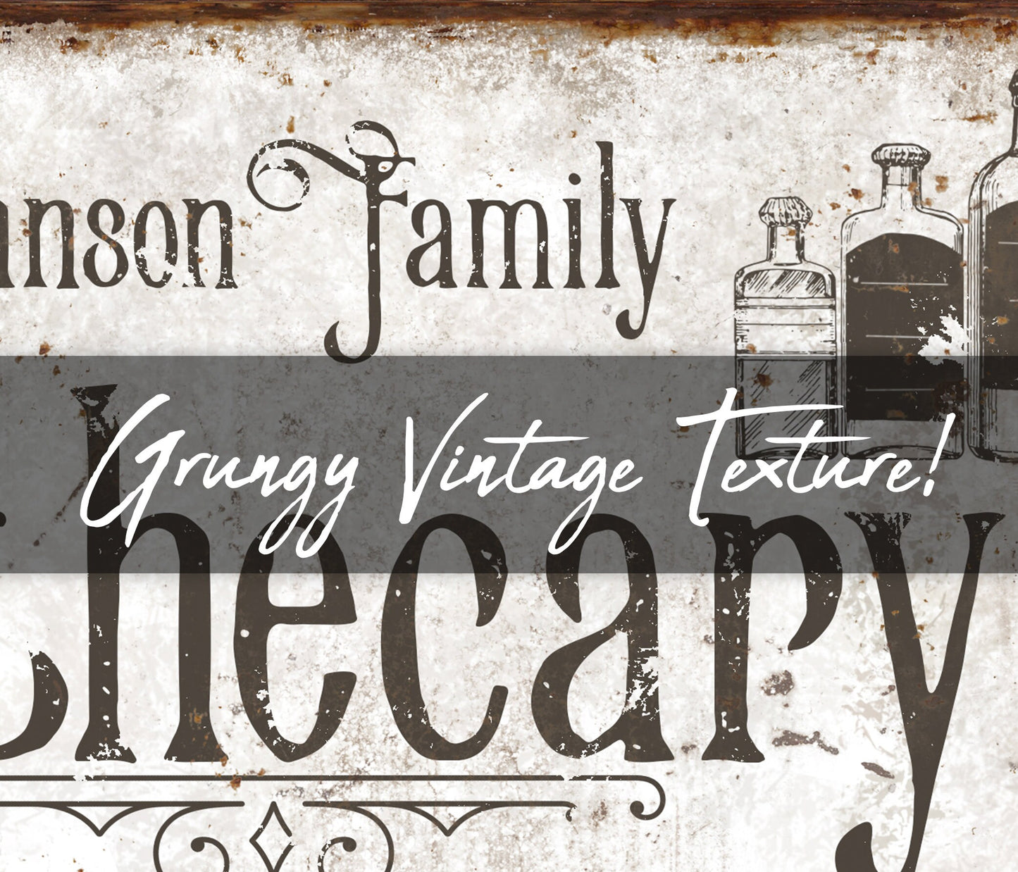 CUSTOM APOTHECARY SIGN