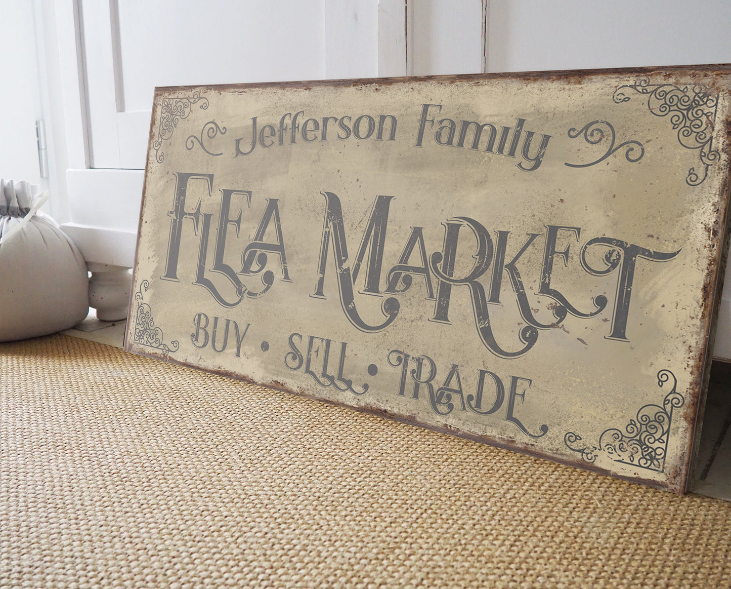 CUSTOM FLEA MARKET SIGN
