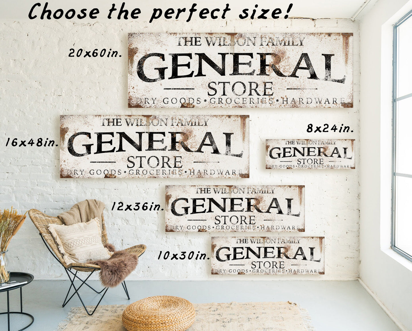 CUSTOM GENERAL STORE SIGN