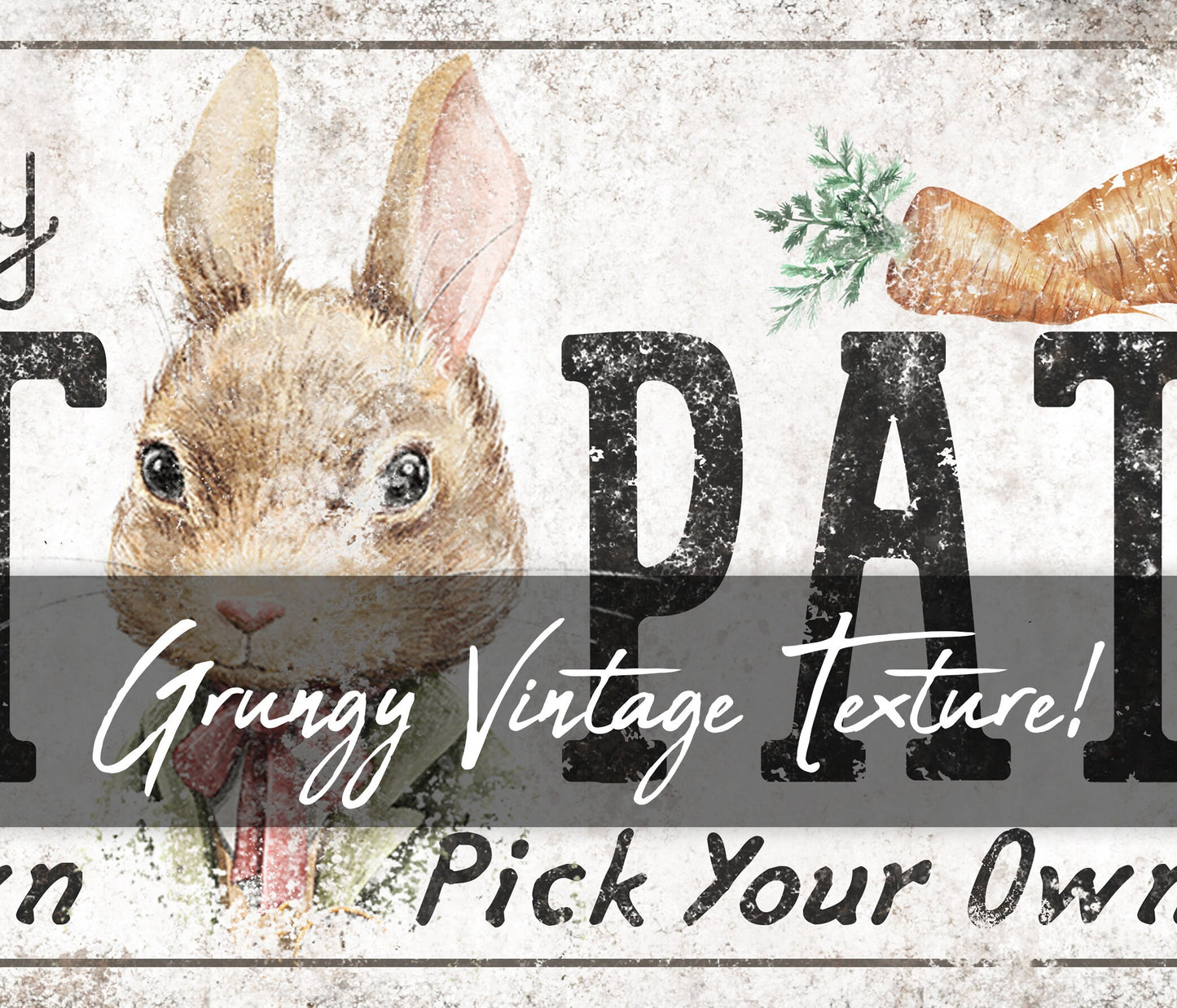 CUSTOM CARROT PATCH SIGN