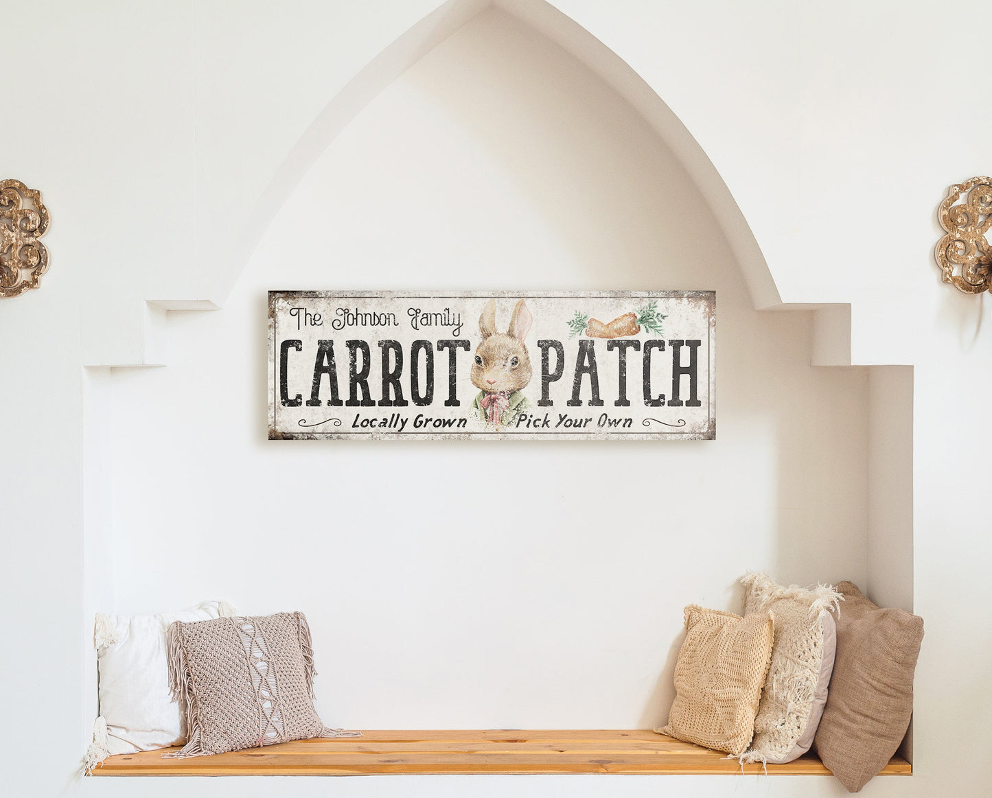 CUSTOM CARROT PATCH SIGN