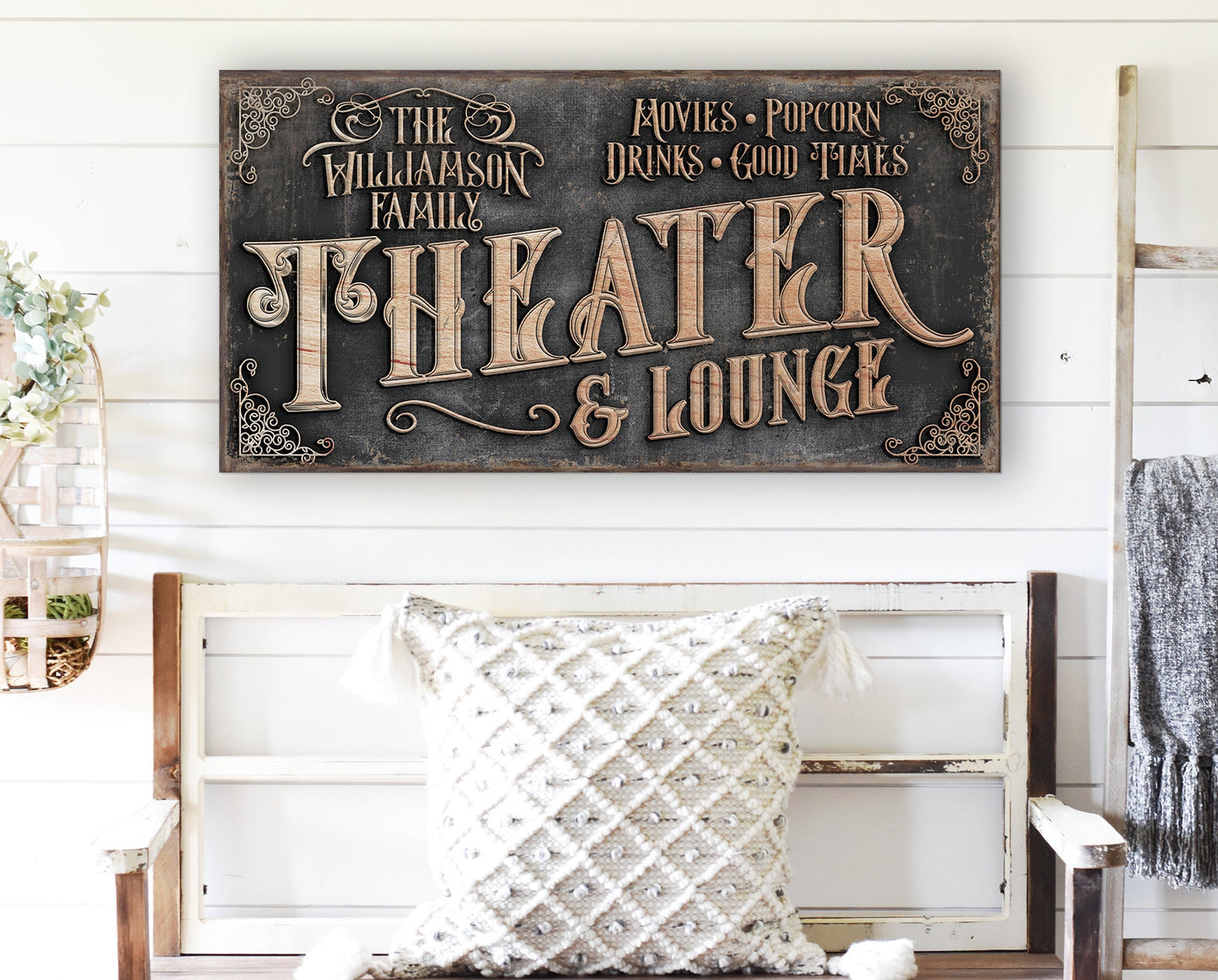 CUSTOM THEATER AND LOUNGE SIGN