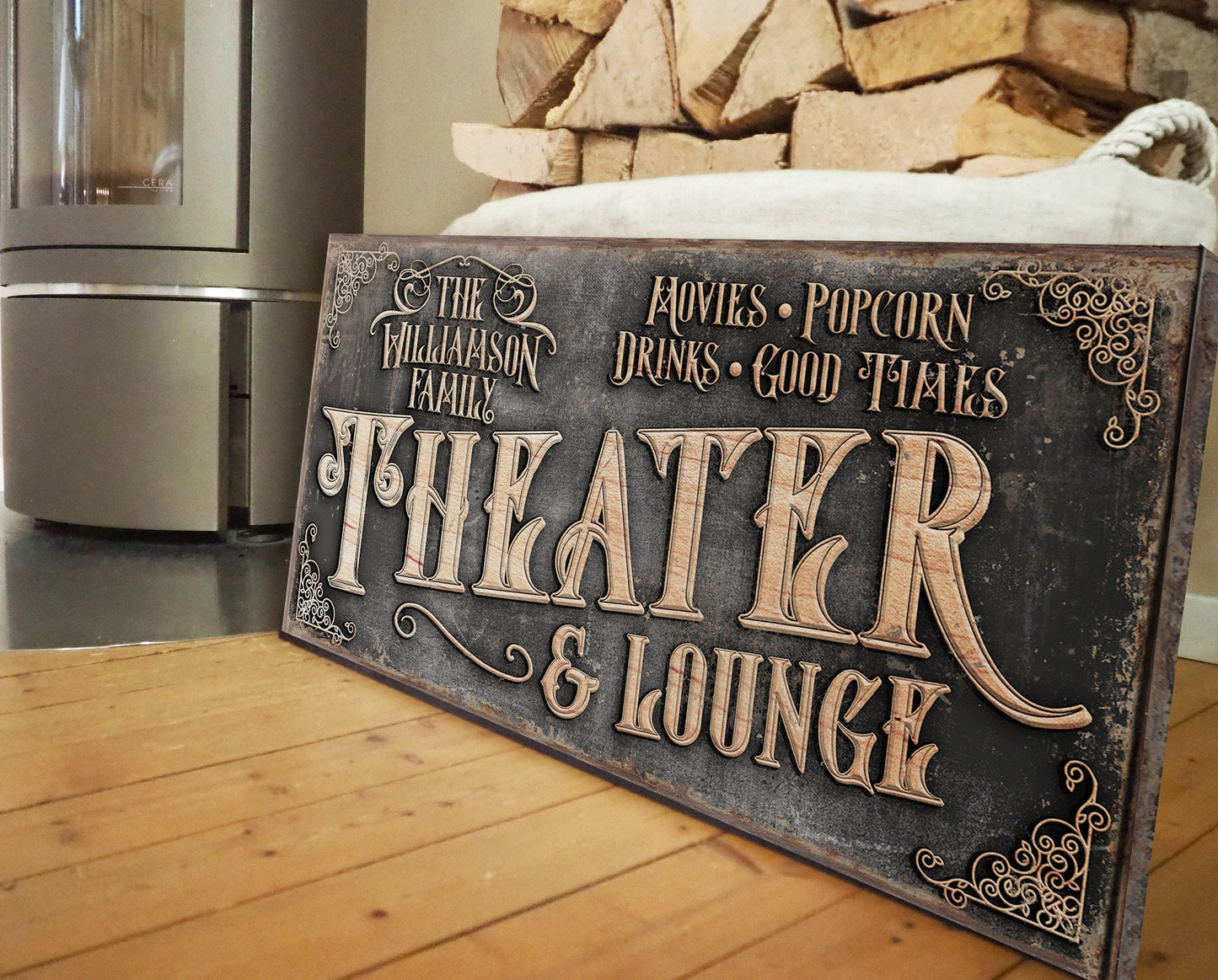 CUSTOM THEATER AND LOUNGE SIGN